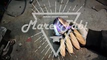 Knife Making 4x - Tempering Colors Experiment