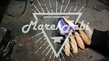 Knife Making 4x - Tempering Colors Experim