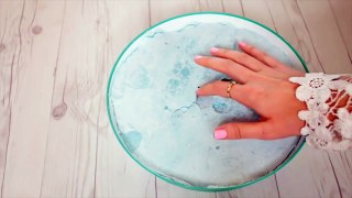 How To Make ICEBERG SLIME! DIY Easy, Giant Fluffy Sli