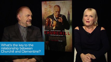Brian Cox and Miranda Richardson on "Churchill"