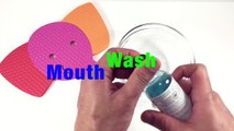 DIY Listerine Slime   Making Mouthwash Slime Without Borax or Shampoo!! Easy Slime