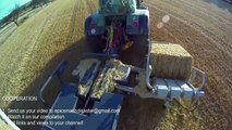 World Amazing Modern Agriculture Equipment Mega Machines Hay Bale Handling Tractor Loader Forkli