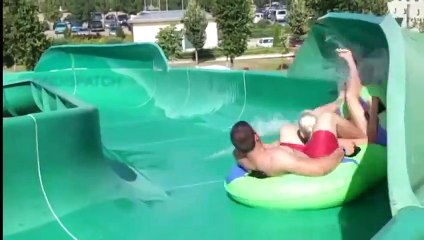 Scary water slide extreme down hill water s