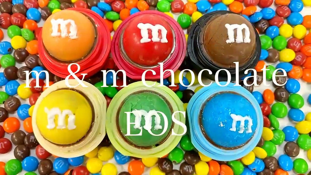 DIY  Edible EOS! Make your Own M & M Chocolate EOS Candy Treat! Super Tasty