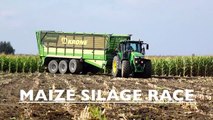 Maize Silage Race 2016   NH FR9050 - Krone ZX560 - JD 7280R - FENDT 939 936   Immink