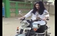 Woman Ride Motorbikes Best Skill Riding