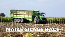 Maize Silage Race 2016   NH FR9050 - Krone ZX560 - JD 7280R - FENDT 939 936   Immink Aa