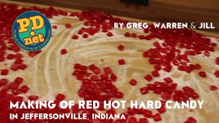 Making Red Hot Cinnamon candies on Victorian Candy Making