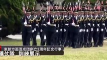 Japanese defense force guard of honour show 島の防衛力 帅气的日本陸上自衛隊儀仗隊訓