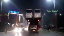 Extreme cars carrier fail - Truck driving