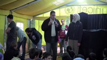 Syrian Refugee Camp, Cyber City - Hygiene Puppet Show in Arabic - Second Puppet