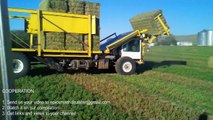 World Amazing Modern Agriculture Equipment and Mega Machines  Hay Bale Handling Tractor, Loader