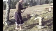 Primitive Technology Pretty Girls Chopping Sawin