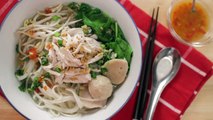Thai Chicken Noodle Soup Recipe ก๋วยเตี๋ยวไก่ฉีก - Hot Thai Kitche