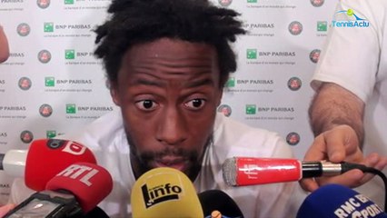 Roland-Garros 2017 - Gaël Monfils : "Maxime Hamou et Laurent Lokoli, deux gars top normalement !"