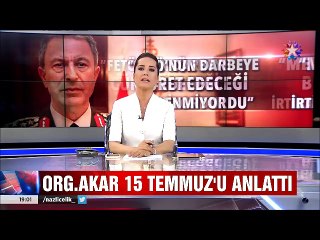 Hulusi Akar 15 Temmuz'u anlattı Fetö Fark edildi