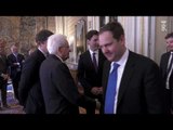 Roma - Mattarella riceve il Primo Ministro Canadese Trudeau (29.05.17)