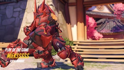 Overwatch: The stars aligned for me and ended up in a team kill! I really don't play a lot of Reinhardt so this is huge for me