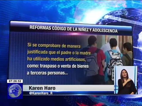Reformas al Código de la Niñez y Adolescencia modificará la prohibición de salidas del país para padres demandados