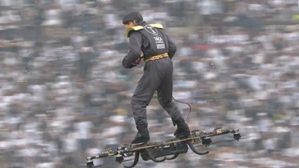 Hoverboard Delivers Soccer Ball