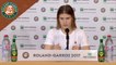 Roland-Garros 2017 : 1T conférence de presse Eugénie Bouchard