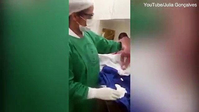 Newborn Baby Stuns Midwives And Begins To Walk Minutes After Birth In Brazil