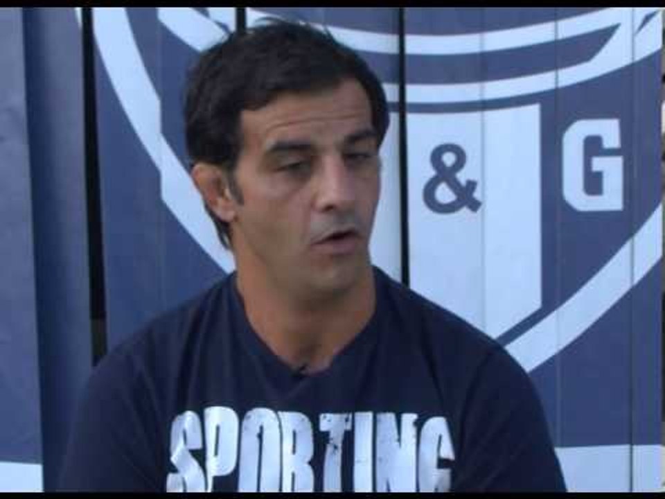 Interview Mathieu Blin avant match Albi-Agen (J1 Pro D2)