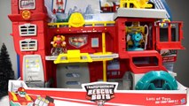 Playskool Heroes Transformers Rescue Bots Griffin Rock Firehouse Headquarters With Cody Bu