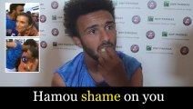 #HamouShameOnYou MAXIME HAMOU harasses french journalist Maly Thomas and deservingly gets kicked out of Roland Garros