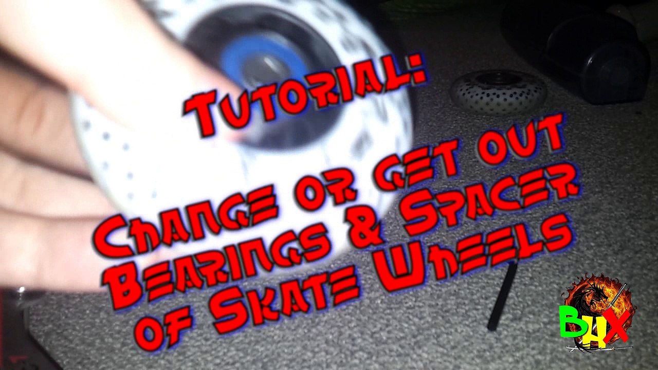 Get out or change bearings & spacer of Skate Wheels - Tutorial