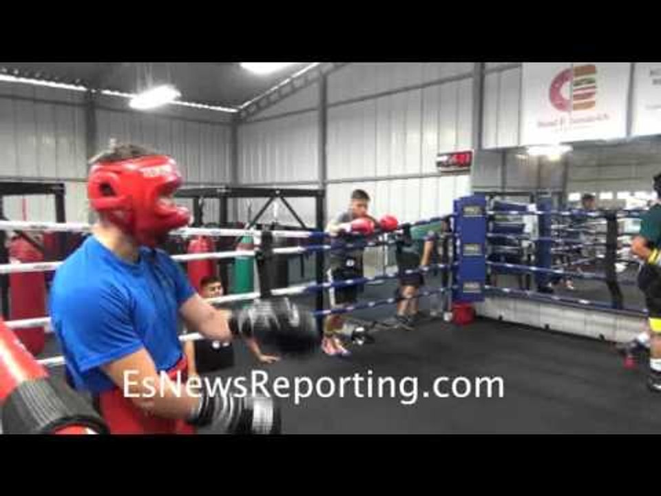 Boxing Sparring Fighters Show Nice Skills - EsNews Boxing