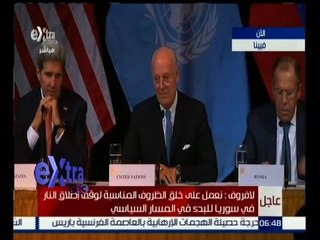 #غرفة_الأخبار | ‫‫‫‫‫شاهد…كلمة "المبعوث الاممي لسوريا" في مؤتمر فيينا
