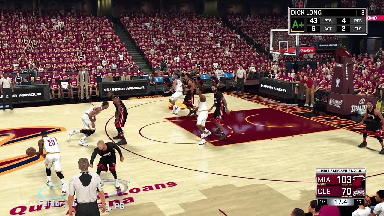 NBA 2K17 Career High