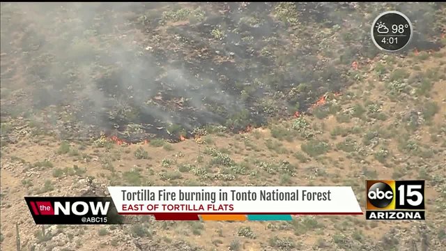 Tortilla fire now 150 acres and 80 percent contained