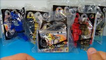 2005 POWER RANGERS SET OF 6 McDONALDS HAPPY MEAL KIDS TOYS VIDEO REVIEW