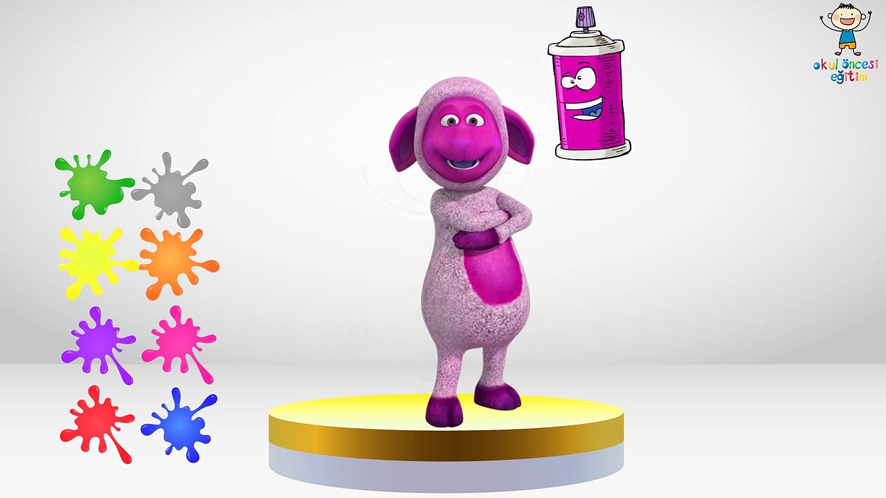 Keloğlan İbi ile Tosi Kuzucuk Tinky Minky Kukuli ile Renkleri Öğreniyoruz Boyama Videoları