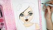 Topmodel Malbuch | How to draw a Snapchat Girl | Gesicht malen | Copics || Foxy Draws