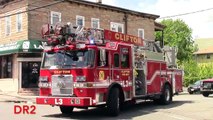 Clifton Fire Department Ladder 3 Rescue 1 And Animal Control Car 29 Responding 5-10-17