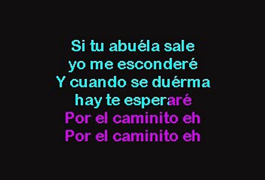 Elvis Crespo - Por El Caminito (Karaoke)