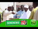 SeneNews TV : Pose premiere pierre de l'usine des infrastructures a Touba .