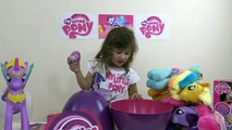 GIANT MY LITTLE PONY Surprise Eggs Compilation Play Doh - Twilight Sparkle Fluttershy Toys