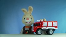 Playing with Toy Trucks for Kids! _ The Fire Truck Toy _ Harry the Bunny _ BabyFirst TV-xL