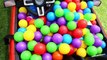 Giant BABY BALL PIT Power Wheels Car Surprise Toys Newborn Baby Ballpit Mustang Ride Disne