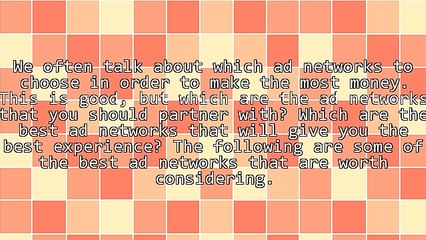 5 Of the Best Ad Networks