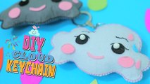 Easy DIY Crafts / How to make cute Cloud Keychain in 3 minute / SEW or NO SEW (FUNKARIYAN)