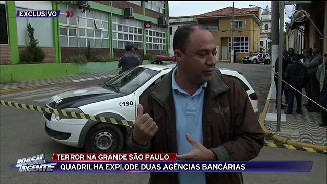 Quadrilha explode 2 agências bancárias em Pirapora do Bom Jesus