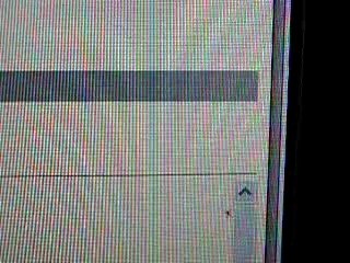 Bug dans mon écran plat