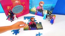 Frozen - Quebra Cabeça Brinquedos da Disney Toys Juguetes Princesas Anna e Elsa em Portugu