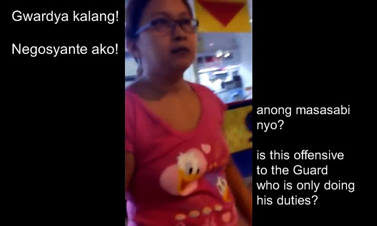 "Gwardya kalang" "Negosyante ako"