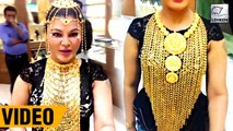 Rakhi Sawant Flaunts Most EXPENSIVE Gold Jewellery